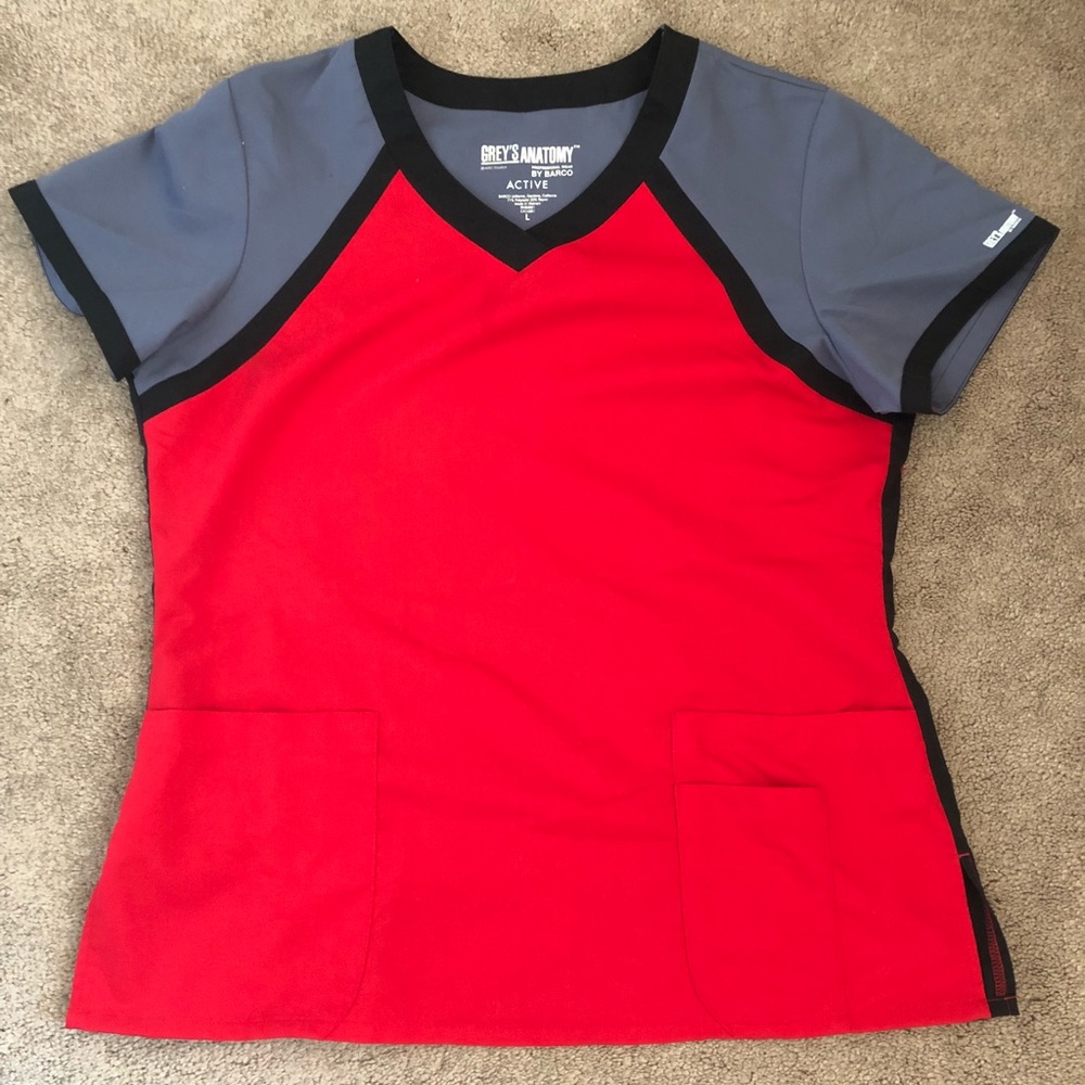 Greys anatomy large scrub top